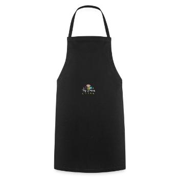 NICU sister - Cooking Apron - black - Front - AI Model Male 185 dark (185cm)