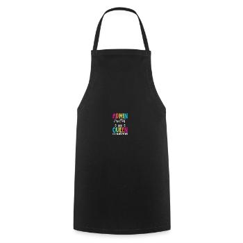 Journée des professionnels de l’administration - Tablier de cuisine - noir - Devant - AI Model Male 185 dark (185cm)