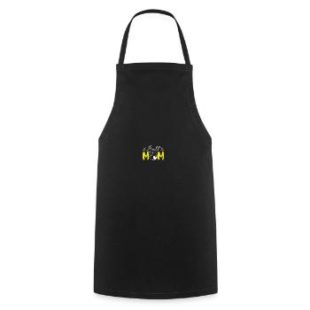 Baseball Softball Mama - Kochschürze - Schwarz - Vorne - AI Model Male 185 dark (185cm)