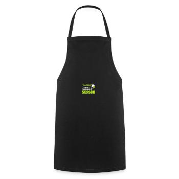 Pickle Ball Pickleball Cuisine - Tablier de cuisine - noir - Devant - AI Model Male 185 dark (185cm)