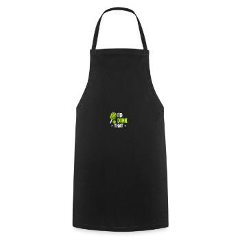 Pickle Ball Pickleball Cuisine - Tablier de cuisine - noir - Devant - AI Model Male 185 dark (185cm)