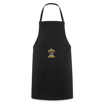 Spider Lovers Tarantula Owners - Cooking Apron - black - Front - AI Model Male 185 dark (185cm)