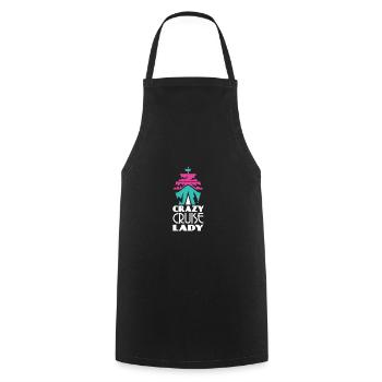Cruise Cruise Ship - Cooking Apron - black - Front - AI Model Male 185 dark (185cm)