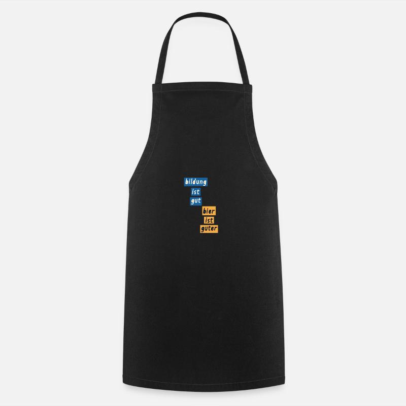 Informatiker Programmierer Admin Nerd Geschenk - Kochschürze - Schwarz