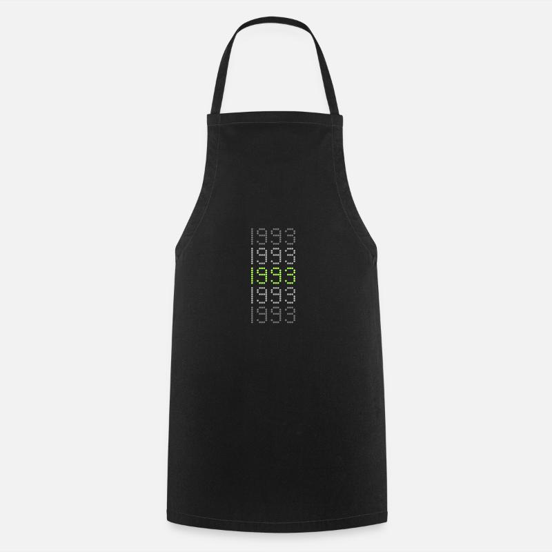 1993 - Tablier de cuisine - noir