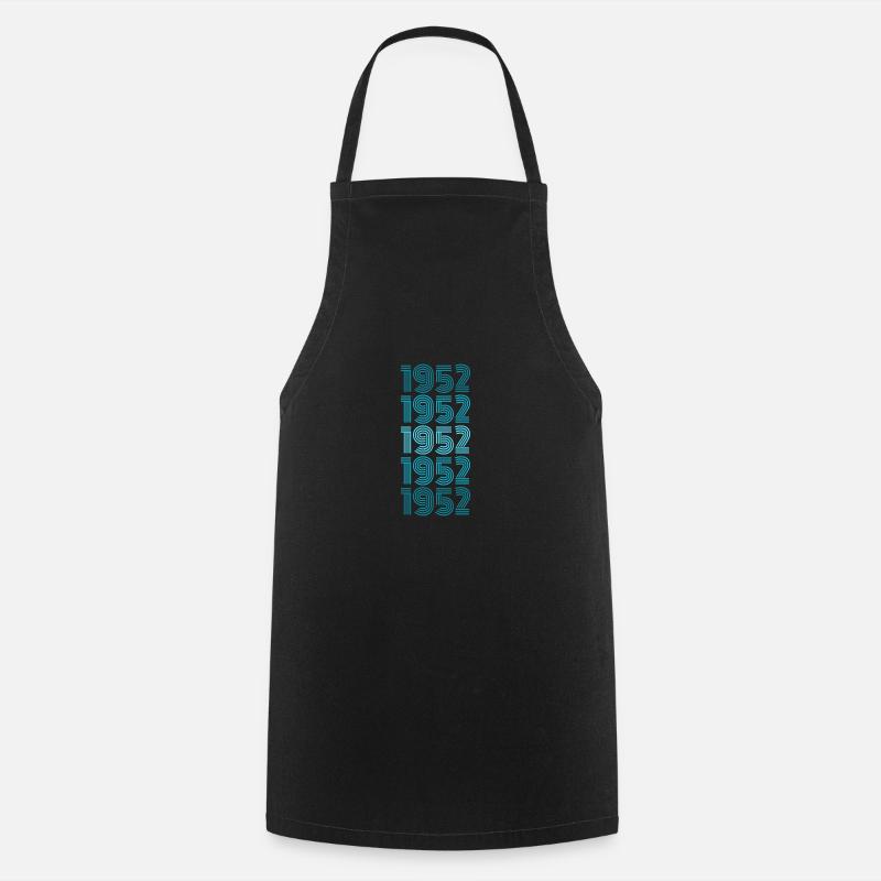 Fête d’anniversaire 1952 - Tablier de cuisine - noir