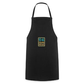 Proverb 94 - Cooking Apron - black - Front - AI Model Male 185 dark (185cm)