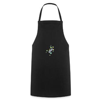 Université Kenny des sciences appliquées - Tablier de cuisine - noir - Devant - AI Model Male 185 dark (185cm)