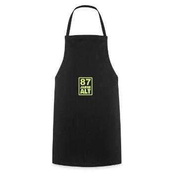 Alto 87 - Cooking Apron - black - Front - AI Model Male 185 dark (185cm)