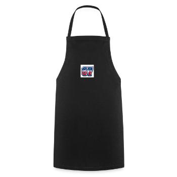 67 Numéro patriotique - Tablier de cuisine - noir - Devant - AI Model Male 185 dark (185cm)