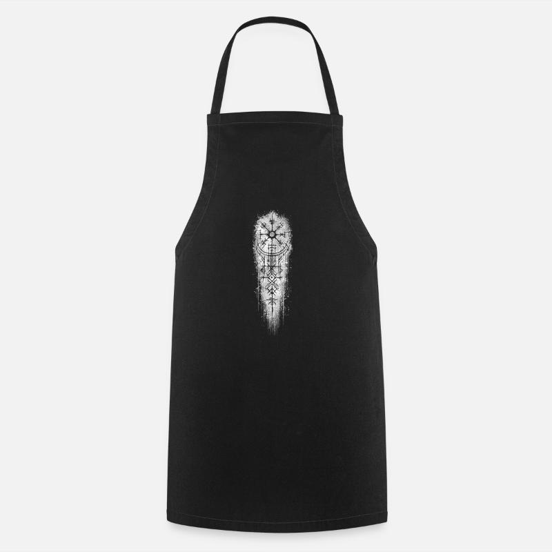 Viking Odin Thor - Cooking Apron - black