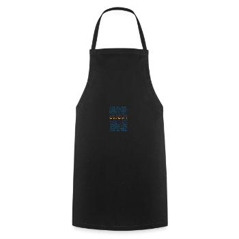 2024 - Tablier de cuisine - noir - Devant - AI Model Male 185 dark (185cm)