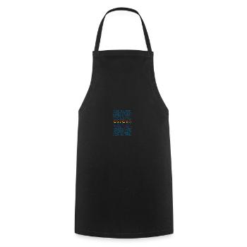 Rainbow 2029 - Cooking Apron - black - Front - AI Model Male 185 dark (185cm)