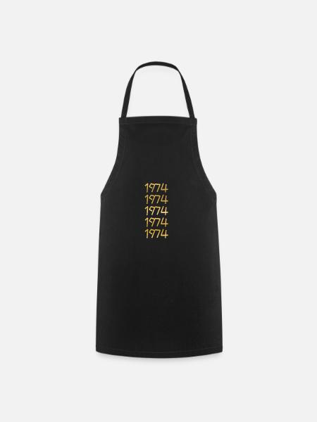 Freizeit 1974 - Kochschürze - Schwarz