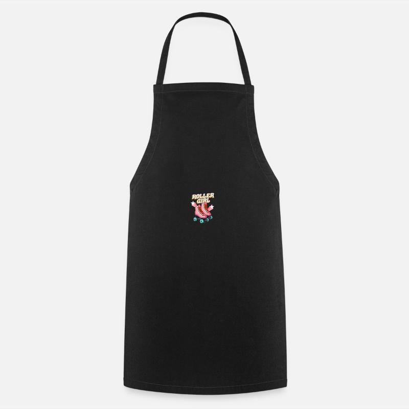Roller Girl Roller Skates Roller Skates Roller Skate - Cooking Apron - black