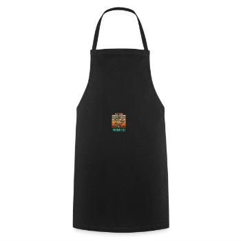 Zeit zum Paddeln - Lustiger Kajak Kanu - Kochschürze - Schwarz - Vorne - AI Model Male 185 dark (185cm)