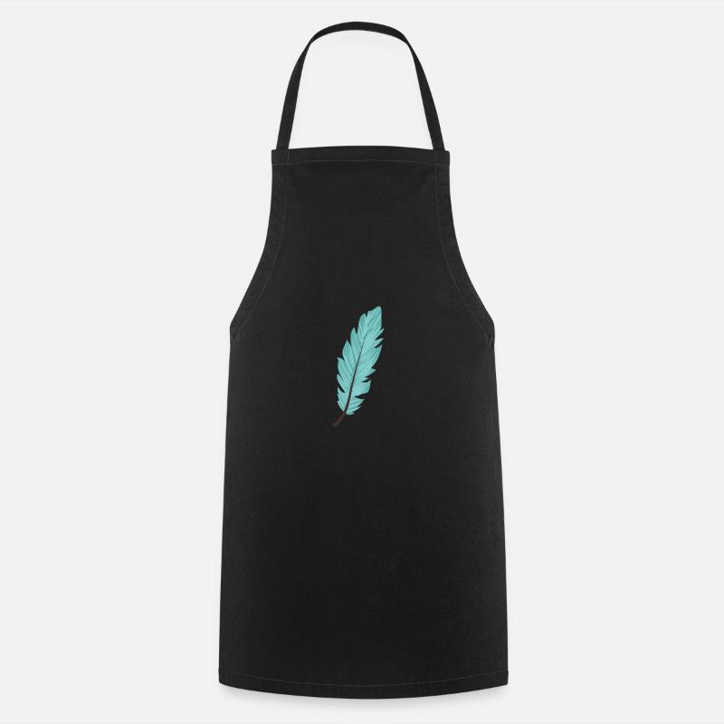 Feather - Cooking Apron - black