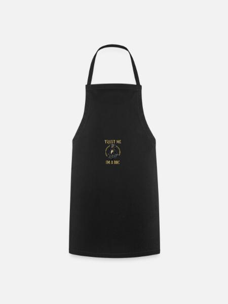 Médecin de la peste Médecin de la peste Médecin médiéval - Tablier de cuisine - noir