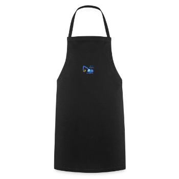 Bagger Kinder Happy Birthday 11 Blau - Kochschürze - Schwarz - Vorne - AI Model Male 185 dark (185cm)