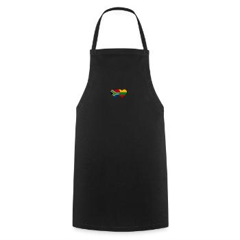 Südafrika Litauen Flagge Herz - Kochschürze - Schwarz - Vorne - AI Model Male 185 dark (185cm)