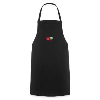 Monténégro Drapeau de la Bulgarie - Tablier de cuisine - noir - Devant - AI Model Male 185 dark (185cm)
