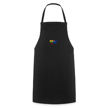 Lituanie Drapeau néo-zélandais - Tablier de cuisine - noir - Devant - AI Model Male 185 dark (185cm)