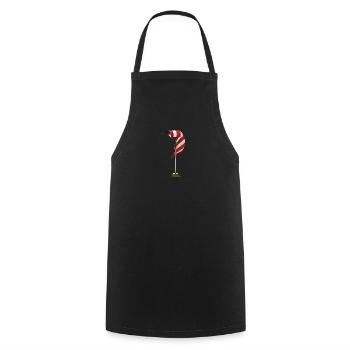 Manche à ventOnpole - Tablier de cuisine - noir - Devant - AI Model Male 185 dark (185cm)