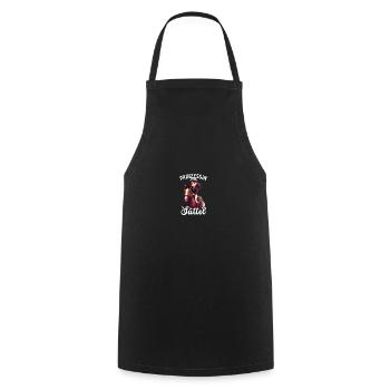 Horse Sayings Horse Head Rider Riding Sayings - Cooking Apron - black - Front - AI Model Male 185 dark (185cm)