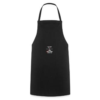 Grillen Sommer Sonne Schwaben Wein Leben genießen - Kochschürze - Schwarz - Vorne - AI Model Male 185 dark (185cm)