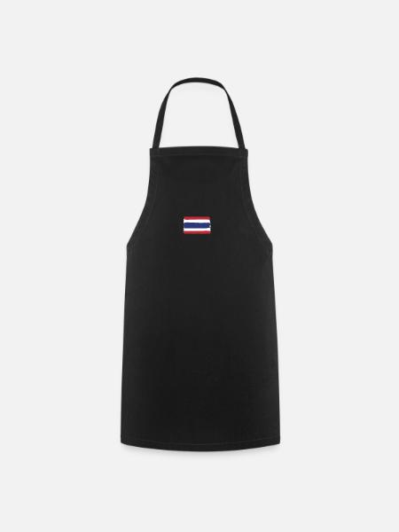 Thailand Flagge used look - Kochschürze - Schwarz