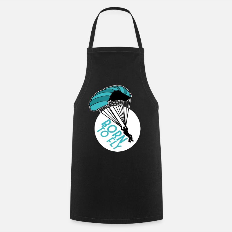 parapente - Tablier de cuisine - noir