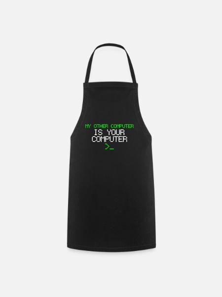 hacker - Cooking Apron - black