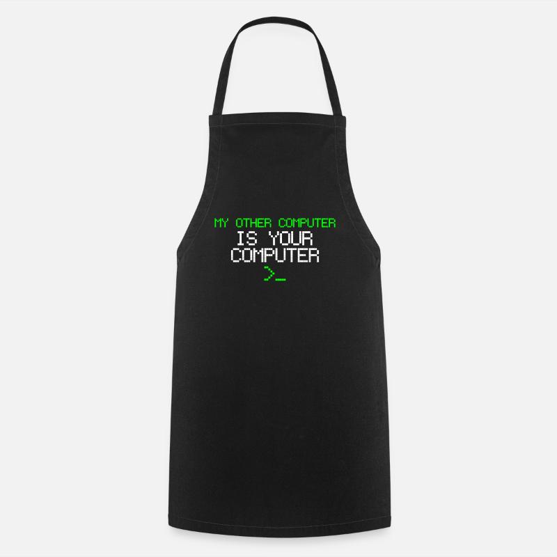 hacker - Cooking Apron - black