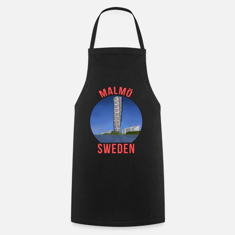 Malmö Suède - Tablier de cuisine - noir