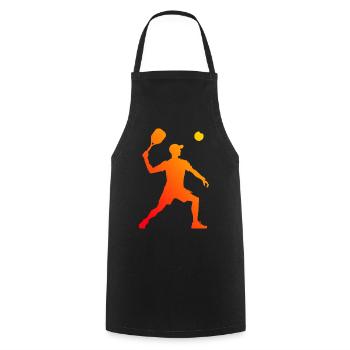 Racquetball Games Men's Racquetball Pickleballsp - Cooking Apron - black - Front - AI Model Male 185 dark (185cm)