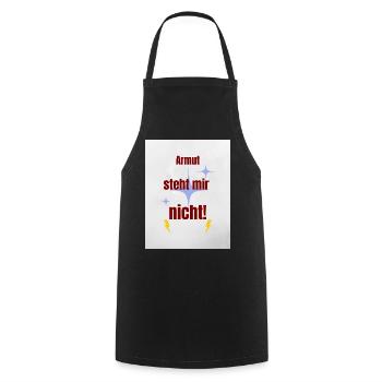 Humorous Pride Saying - Cooking Apron - black - Front - AI Model Male 185 dark (185cm)
