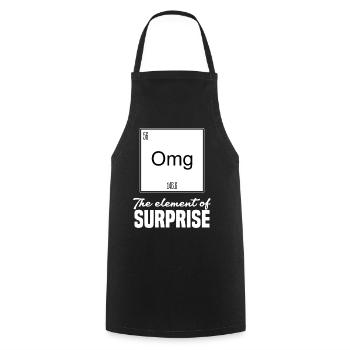 Humor Chemistry Gift Idea for Chemistry Teacher - Cooking Apron - black - Front - AI Model Male 185 dark (185cm)