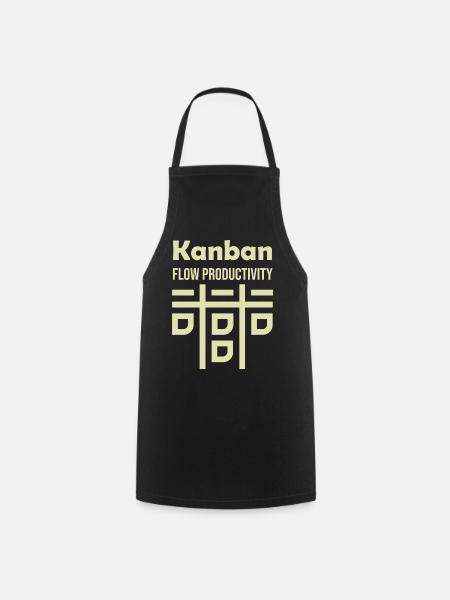 Kanban Flow Productivity - Cooking Apron - black