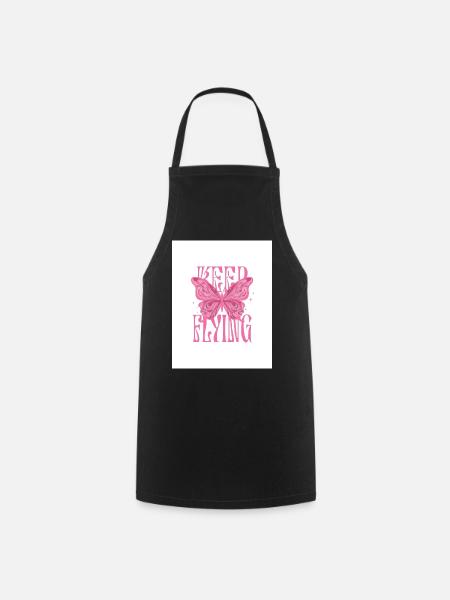 T-Shirt Girl Pink - Cooking Apron - black