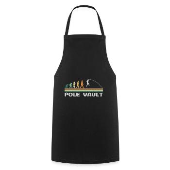 Evolution Perche Vault Vintage - Tablier de cuisine - noir - Devant - AI Model Male 185 dark (185cm)