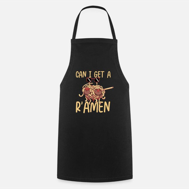 Dab Flying Spaghetti Monster - Tablier de cuisine - noir