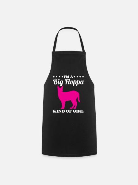 Big Floppa Caracal Cat Meme - Tablier de cuisine - noir