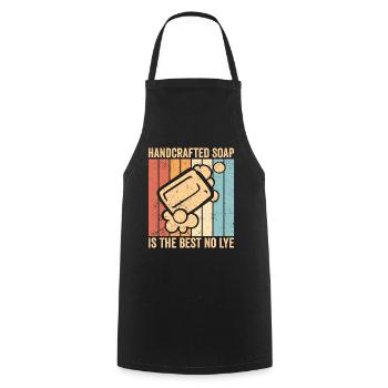 Soap production Soap manufacturer - Cooking Apron - black - Front - AI Model Male 185 dark (185cm)