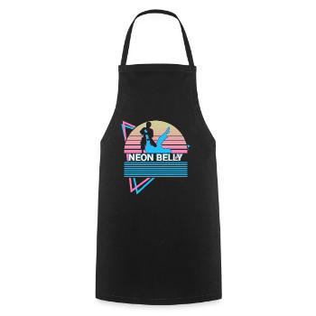 Funny Jiu Jitsu BJJ Retro - Cooking Apron - black - Front - AI Model Male 185 dark (185cm)