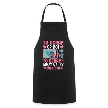 Scrapbooking Scrapbooker - Tablier de cuisine - noir - Devant - AI Model Male 185 dark (185cm)