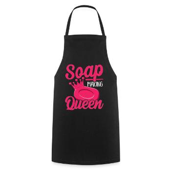 Soap manufacturer Soapologist - Cooking Apron - black - Front - AI Model Male 185 dark (185cm)