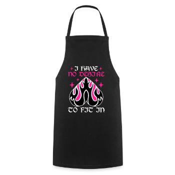 Funny Gothic Goth - Cooking Apron - black - Front - AI Model Male 185 dark (185cm)