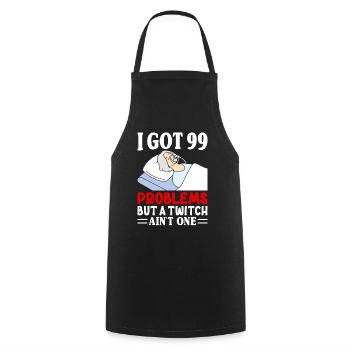 Anesthesiologist Anesthesiology - Cooking Apron - black - Front - AI Model Male 185 dark (185cm)
