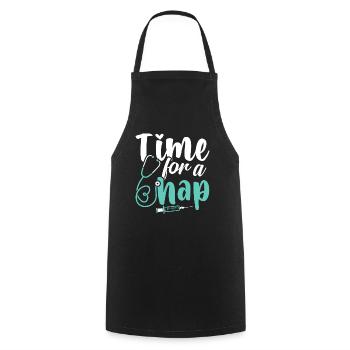 Anesthesiologist Anesthesiology - Cooking Apron - black - Front - AI Model Male 185 dark (185cm)