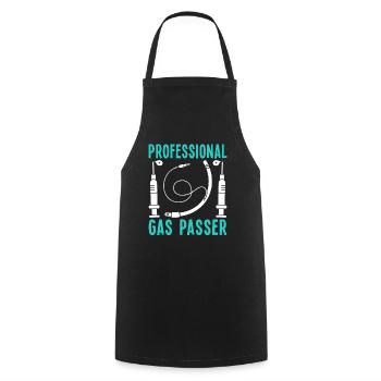 Anesthesiologist Anesthesiology - Cooking Apron - black - Front - AI Model Male 185 dark (185cm)